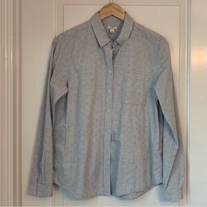Fossil Swiss Dot Button Down Long Sleeve Shirt